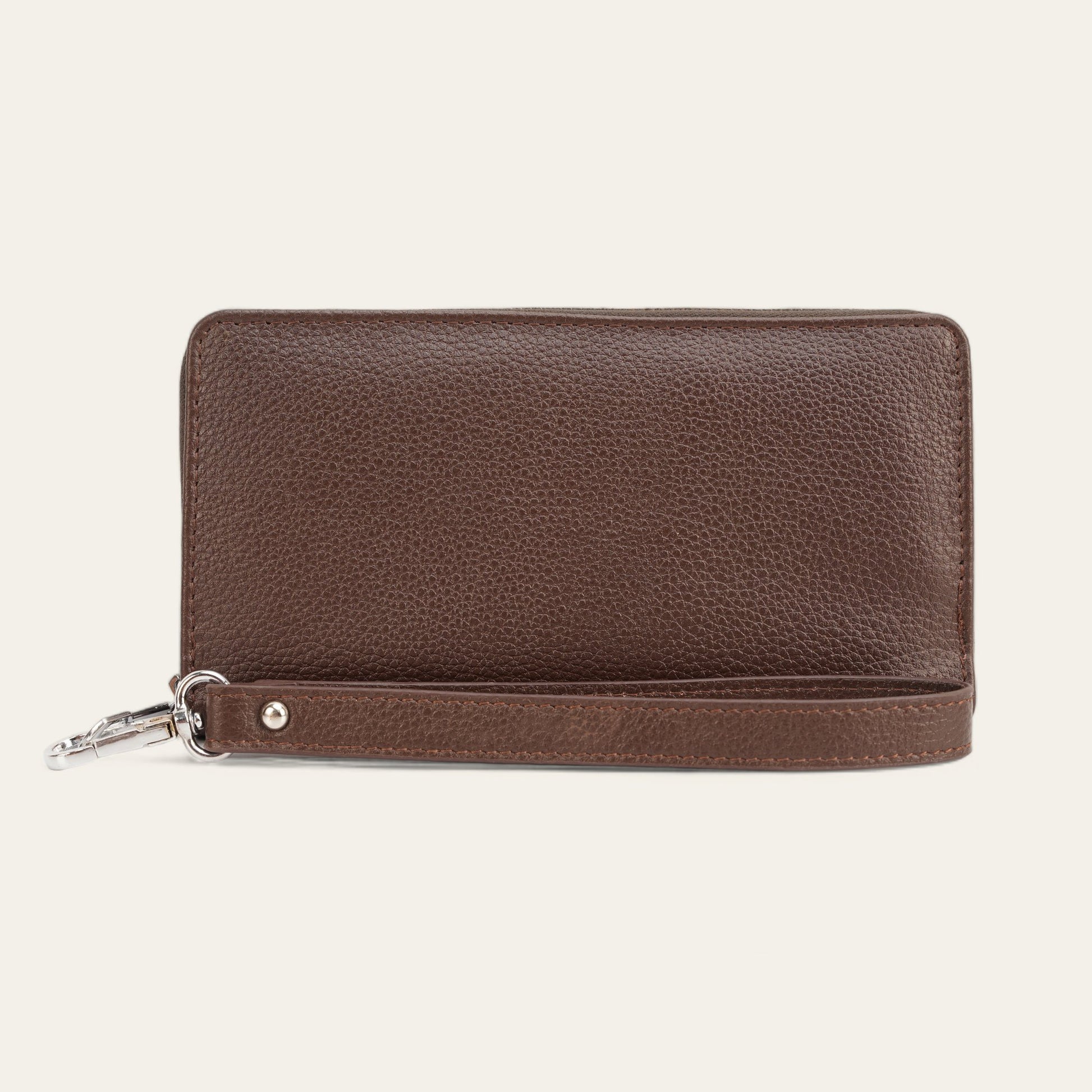 Long Zip Around Wallet Chocolate - Waymate