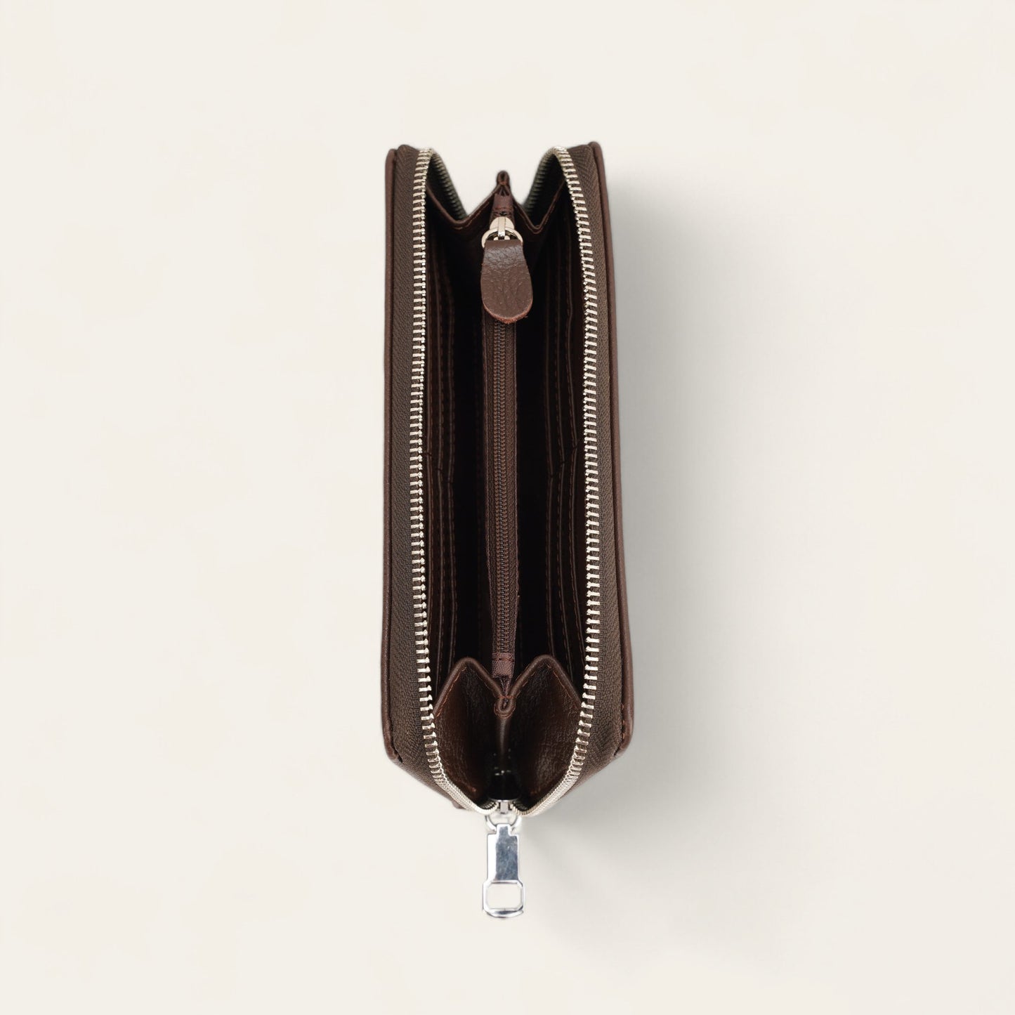 Long Zip Around Wallet Chocolate - Waymate