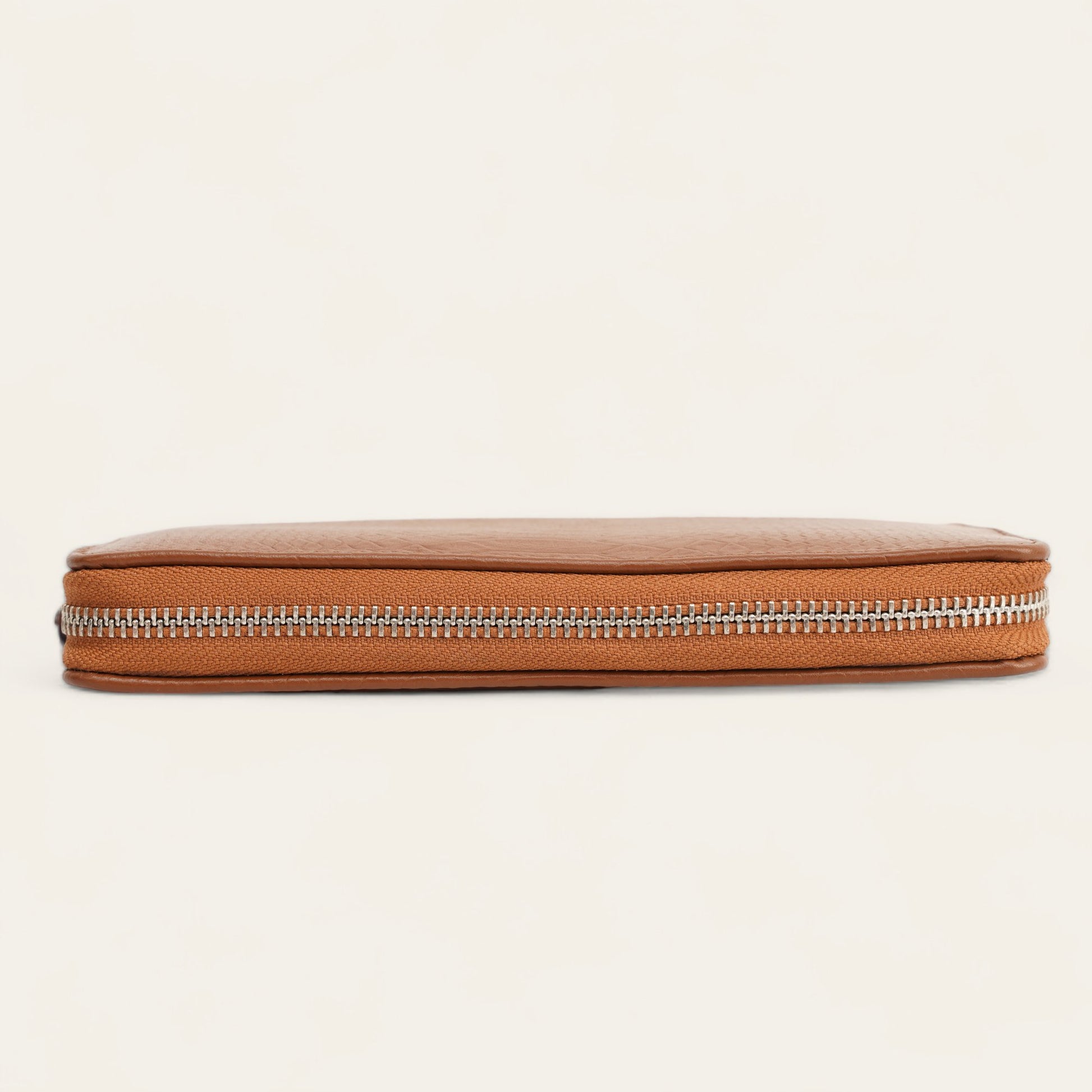 Long Zip Around Wallet Snake Emboss - Waymate